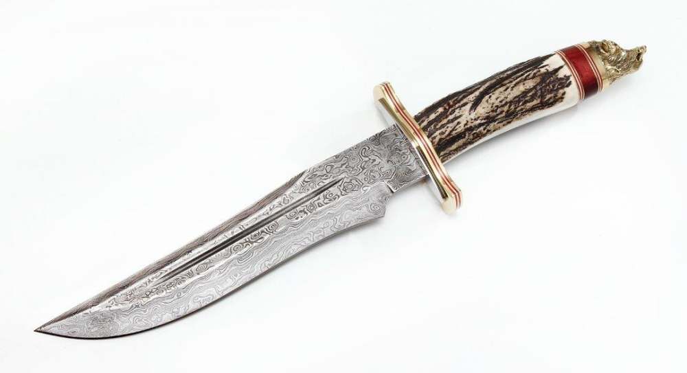 Knife with stag handle MAGNUM-23DAM.C